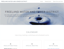 Tablet Screenshot of freelandwsd.com